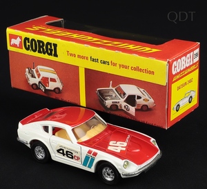 Corgi Toys 396 Datsun 240Z U.S Rally QDT