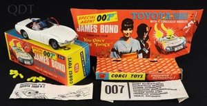 Corgi toys 336 james bond's toyota ff390 front