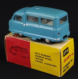 Indian dinky toys 295 standard mini bus ff392 back