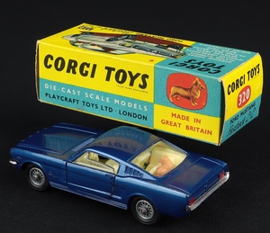 Corgi toys 320 ford mustang ff401 back