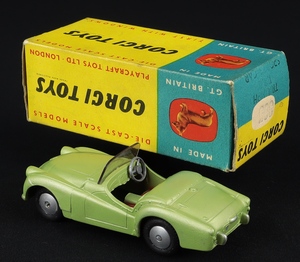 Corgi toys 305 triumph tr3 sports car ff403 back