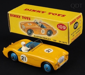 Dinky toys 109 austin healey sports ff465 front