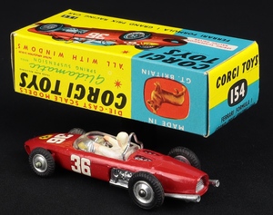 Corgi toys 154 ferrari formula 1 grand prix racing car ff469 back