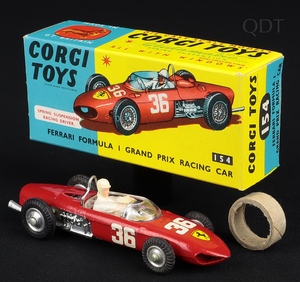 Corgi toys 154 ferrari formula 1 grand prix racing car ff469 front