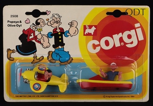 Corgi juniors twin pack 2508 popeye olive oyl ff504 front