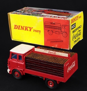 Dinky toys 402 bedfordtruck coca cola truck ff512 back