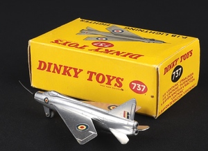 Dinky toys 737 p 1b lightning fighter ff513 back