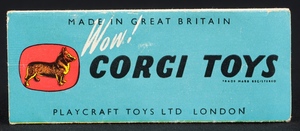 Corgi toys 201 cambridge ff515 booklet
