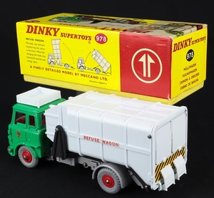 Dinky supertoys 978 refuse wagon ff522 back