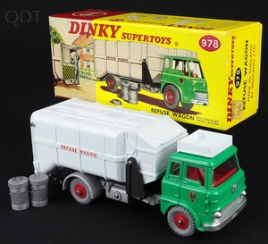 Dinky supertoys 978 refuse wagon ff522 front