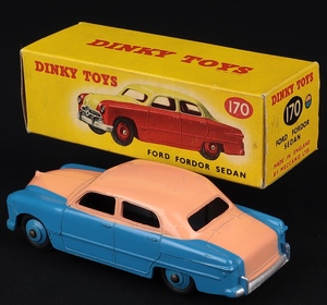 Dinky toys 170 ford fordor sedan ff544 back