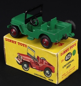 Dinky toys 25y 405 universal jeep ff546 back