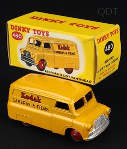 Dinky toys 480 bedford van kodak ff548 front