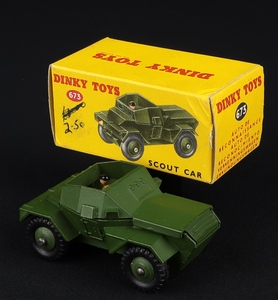 Dinky toys 173 scout car ff549 back