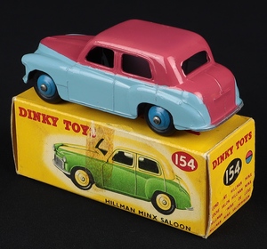 Dinky toys 154 hillman minx ff628 back