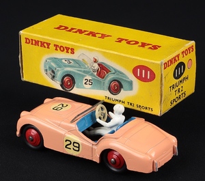 Dinky toys 111 triumph tr2 ff652 back