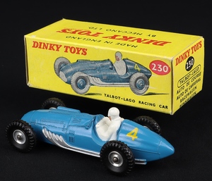 Dinky toys 230 talbot lago racing car ff661 back