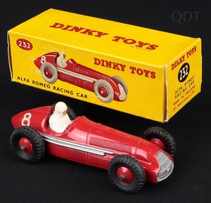 Dinky toys 232 alfa romeo racing car ff663 front