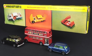 Corgi toys gift set 11 london transport set ff665 back