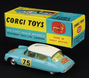 Corgi toys 323 monte carlo citroen ff668 back