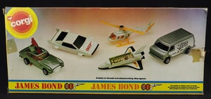 Corgi gift set 3082 james bond 007 ff678 back