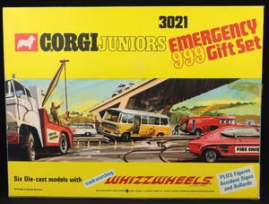 Corgi juniors gift set 3021 emergency 999 ff679 back