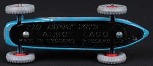 Dinky toys 230 talbot lago racing car ff708 base