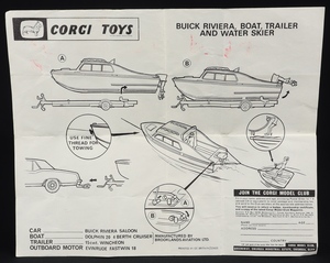 Corgi toys gift set 31 riviera ff717 leaflet