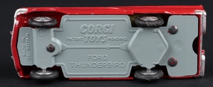Corgi toys 215s ford thunderbird open sports ff722 base