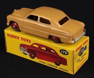 Dinky toys 170 ford fordor sedan ff745 back