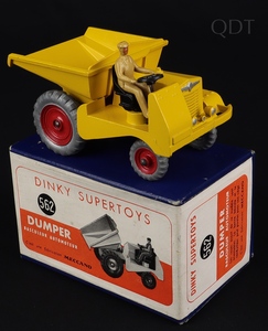 French dinky supertoys 562 dumper truck ff755 front