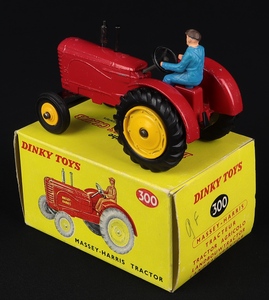 Dinky toys 300 massey harris tractor ff757 back