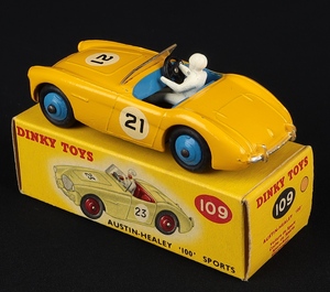 Trade box 1 dinky toys 109 austin healey 100 sports ff759 back