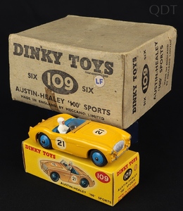 Trade box 1 dinky toys 109 austin healey 100 sports ff759 front