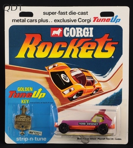 Corgi rockets 919 todd sweeney stock car ff768 front