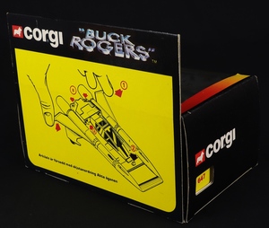 Corhi toys 647 buck rogers starfighter ff771 back