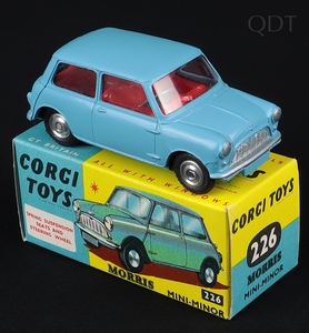Corgi toys 226 morris mini minor ff776 front