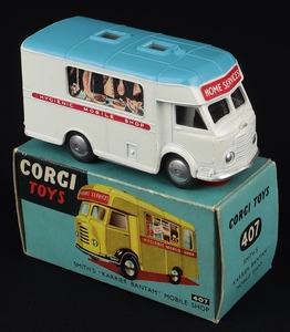 Corgi toys 407 karrier bantam mbile shop ff778 front