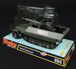 Dinky toys 694 tank destroyer ff787 back