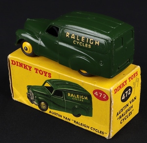 Dinky toys 472 raleigh cycles austin van ff795 back