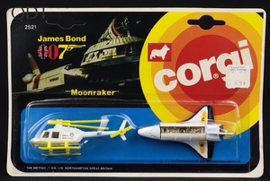 Corgi junior 2521 moonraker james bond 007 twin pack ff802 front