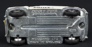 Dinky toys 250 police mini cooper ff839 base
