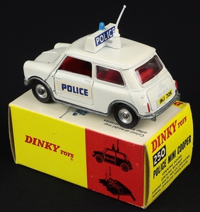 Dinky toys 250 police mini cooper ff839 back