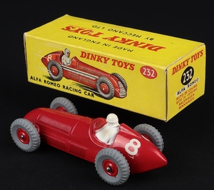 Dinky toys 232 alfa romeo racing car ff840 back