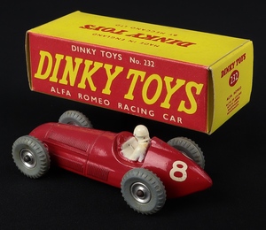Dinky toys 232 alfa romeo racing car ff841 back