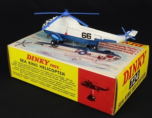 Dinky toys 724 sea king helicopter ff854 back