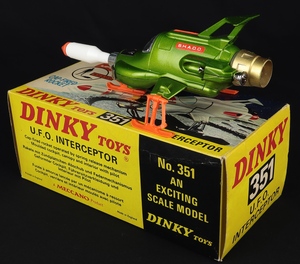 Dinky toys 351 ufo interceptor ff855a back