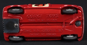 Corgi toys 333 mini cooper sun rally ff862 base