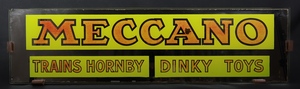 Meccano trains hornby dinky toys glass sign french ff864 front