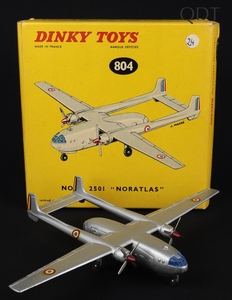 French dinky toys 804 noratlas nord 2501 ff857 front